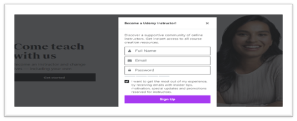 create Udemy Instructor Account