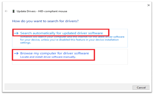 Search Automatically For Updated Driver Software