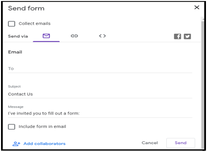 Google Forms साझा करें 