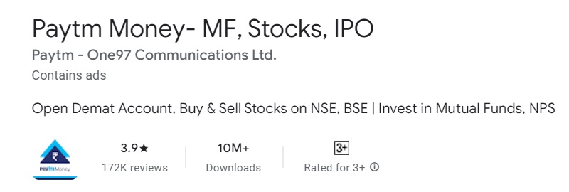 paytm money - stocks and ipo